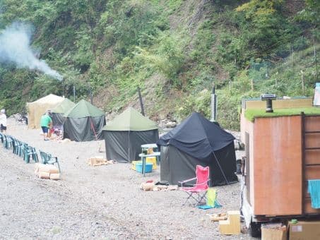 玉川キャンプ村 ※テントサウナ利用時のみのイメージ