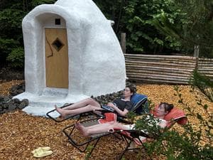 女沼のアウトドアwith古民家 アースバッグサウナのイメージ