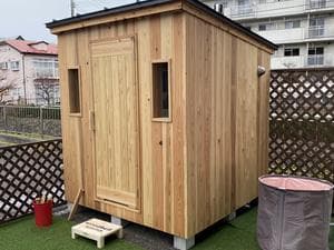 鈴木工務店サウナ部。プライベートサウナ初号機DANRAN(リニューアル工事中)のイメージ