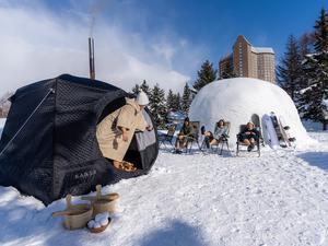 ルスツリゾート 雪中テントサウナ&かまくら外気浴のイメージ